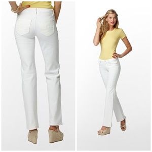 Lilly Pulitzer white Babe Boot Cut Jeans